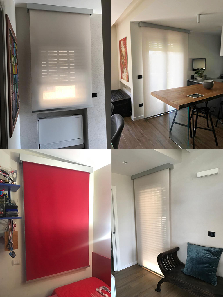 <span>Tende tecniche</span>Tenda a rullo con mantovana