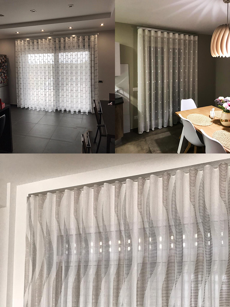 <span>Tende da interno</span>Tenda effetto onda